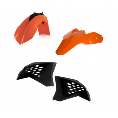 Σετ πλαστικά μοτοσυκλέτας ACERBIS για KTM EXC/EXC-F 08-11 Orange/Black